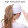 ProMindFun Womens Ponytail High Messy Bun Hats Distressed Baseball Caps Unconstructed Washed Dad Hat Girls Trucker Ponycaps 06White