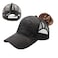 ProMindFun Womens Ponytail High Messy Bun Hats Distressed Baseball Caps Unconstructed Washed Dad Hat Girls Trucker Ponycaps Sun Hat