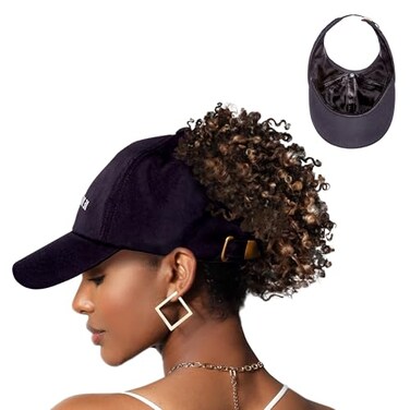 Red by Kiss SatinLined Backless Baseball Cap Comfortable Fit Adjustable Hat for Ponytail Designs Fashion Be Bold Be You