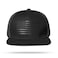 UALON Baseball Cap Snapback Trucker Hat for Men Women with American Flag and Adjustable Breathable Mesh Flat Bill Hats BlackDark Gray