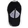 ARAWARA Unisex Black Fitted Kpop Baseball Cap with Ring Chain and Star