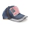 Upsmile American Flag Baseball Cap Sparkle Rhinestone USA Flag Deim Hip Hop Hat