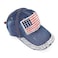 Upsmile American Flag Baseball Cap Sparkle Rhinestone USA Flag Deim Hip Hop Hat