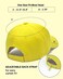 Utmost Structured Baseball Cap with Adjustable Closure Performance Hat for Outdoor Activities 1pc Yellow