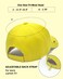Utmost Structured Baseball Cap with Adjustable Closure Performance Hat for Outdoor Activities 1pc Yellow