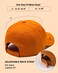 Utmost Structured Baseball Cap with Adjustable Closure Performance Hat for Outdoor Activities and Custom Embroidery 1pc Orange