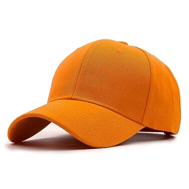 Utmost Structured Baseball Cap with Adjustable Closure Performance Hat for Outdoor Activities and Custom Embroidery 1pc Orange