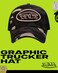 Von Dutch Monogram Trucker Cap Retro Snapback Cap for Men and Women Adjustable Snap Fit Panel Mesh Rear Curved Bill Size One Size Brown Edge Camo