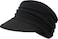 XYIYI Black Women Cancer Headwear Soft Chemo Beanie Baseball Cap