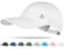 YANIKY QuickDry Running Hat for Men Women Cooling Hat UPF 50 Thin Baseball Cap Lightweight Breathable Mesh Sport Hats White
