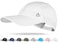 YANIKY QuickDry Running Hat for Men Women Cooling Hat UPF 50 Thin Baseball Cap Lightweight Breathable Mesh Sport Hats White