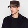 YeeHeen Cadet Army Cap for Men Women Twill Military Corps Hat Flat Top Cap Brown
