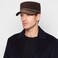 YeeHeen Cadet Army Cap for Men Women Twill Military Corps Hat Flat Top Cap Brown