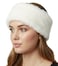 Funky Junque Womens Faux Fur Ear Warmer Headband Soft Winter Ear Muffs for Winter Women with Elastic Fit Ivory Ivory