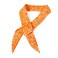 The Elixir Deco Cool Bandana Ties Neck Wrap Cooler Headband Ice Cold Scarf Orange One Size