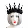 Love Sweety Halloween Vintage Crown Rose Headband Gothic Floral Headpiece A Black