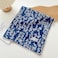 Pemilosci Large Cotton Bandana Headband Head Wrap Protective Coverage Hair Neck Scarf for Women 28 x 28 inch S10Little LeafRoyal Blue