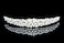 SAMKY Scatter Faux Pearl Rhinestone Crystal Bridal Headband Tiara T1034