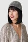 BABEYOND 1920s Beaded Cap Headpiece Belly Dance Cap Exotic Cleopatra Headpiece for Gatsby Themed Party Silver