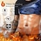 BODYSUNER Sauna Sweat Suits Shirt Waist Trainer for Men Compression Vest Workout Gym Clothes Sweat Enhancer Short Sleeve Black 3XL