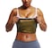 BODYSUNER Sauna Sweat Vest Workout Tank Top Waist Trainer for Women Compression Workout Enhancing Vest BlueSM