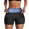 BODYSUNER Sweat Sauna Leggings Pants for Women Compression Workout Thigh Trimmer Plus Size Blue2XL3XL