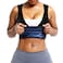 BXVX Sauna Suit Sweat Waist Trainer Vest for Women Sweat Workout Tank Top Shaper Blue SM