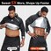 HOTSUIT Sauna Suit for Men Sweat Sauna Jacket Pant Gym Workout Sweat Suits Black S