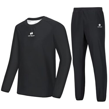 HOTSUIT Sauna Suit Men Anti Rip Sweat Suits Gym Boxing Workout Jackets Pants