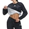 HOTSUIT Sauna Suit Women Durable Gym Workout Sauna Jacket Pants Sweat Suits Black 3XL