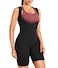 Junlan Sauna Suit for Women Full Body Sweat Jumpsuit for Working OutBlackLarge