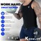 Kewlioo Mens Heat Trapping Pullover Sweat Enhancing Vest Sauna Suit Shirt Compression Vest Shapewear Top for Gym Exercise