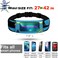 USHAKE Running Belt with BounceFree Pouch for iPhone and Samsung Galaxy Ideal for Running Walking Cycling and Gym Workouts Blue