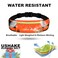 USHAKE Running Belt with BounceFree Pouch for iPhone and Samsung Galaxy Ideal for Running Walking Cycling and Gym Workouts Orange