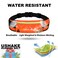 USHAKE Running Belt with BounceFree Pouch for iPhone and Samsung Galaxy Ideal for Running Walking Cycling and Gym Workouts Orange