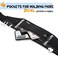 USHAKE Slim Running Belt Workout Fanny Pack for Men WomenExercise Waist Pack for Apple iPhone Holder Runner Belt for Running Walking Cycling Camping Gym