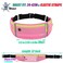 USHAKE Slim Running Belt Workout Fanny Pack for Men WomenExercise Waist Pack for Apple iPhone Holder Runner Belt for Running Walking Cycling Camping Gym