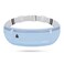 USHAKE Slim Running Belt Workout Fanny Pack for Men WomenExercise Waist Pack for Apple iPhone Holder Runner Belt for Running Walking Cycling Camping Gym Light Blue