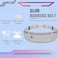 USHAKE Slim Running Belt Workout Fanny Pack for Men WomenExercise Waist Pack for Apple iPhone Holder Runner Belt for Running Walking Cycling Camping Gym Light Grey