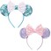 DRESHOW Mouse Ears Bow Headbands Glitter Party Decoration Cosplay Costume for Women