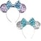 DRESHOW Mouse Ears Bow Headbands Glitter Party Decoration Cosplay Costume for Women