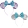 DRESHOW Mouse Ears Bow Headbands Glitter Party Decoration Cosplay Costume for Women