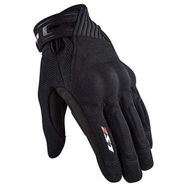 LS2 Helmets Mens Dart 2 Touring Glove Black Medium