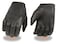 Milwaukee Leather SH887 Black Mens Deerskin Short Wristed Driving Gloves Black Medium