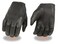Milwaukee Leather SH887 Black Mens Deerskin Short Wristed Driving Gloves Black XLarge