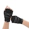 TINAYAUE Kids Cycling Gloves Thin Breathable Non Slip Shockproof Sports Half Finger Gloves for Riding Biking Roller Skating Black Medium