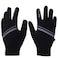 Pure Athlete Lightweight Running Gloves for Men Women Touch Screen Cold Weather Winter M Black