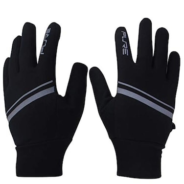 Pure Athlete Lightweight Running Gloves for Men Women Touch Screen Cold Weather Winter M Black
