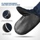 MCTi Kids Mittens Waterproof Winter Ski Warm Sherpa Lined Long Cuff with String Blue XSmallFits 811 Years