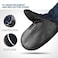 MCTi Kids Mittens Waterproof Winter Ski Warm Sherpa Lined Long Cuff with String Blue XXSmallFits 57 Years